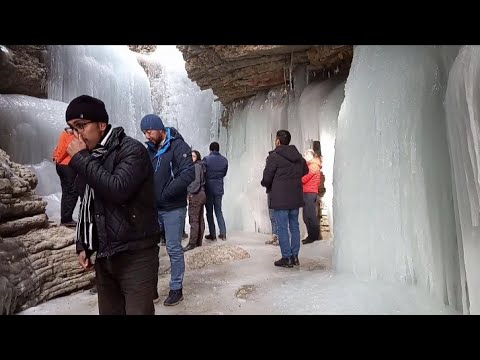 Quba rayon Qrız kəndi Donmuş GurGur Şəlaləsi - Qubanın Çox Gözəl və Gəzməli yerlərindən biri