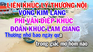 Karaoke Liên Khúc Lý Thương Nội | Vọng Kim Lang | Phi Vân Điệp Khúc | Đoản Khúc Lam Giang
