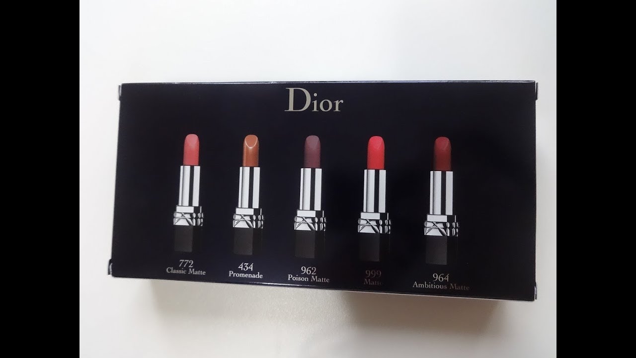 christian dior lipstick set