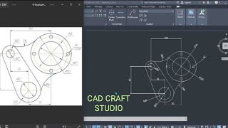 AutoCAD 2D Mechanical Drawing for Beginners | Step-by-Step Engineering Drawing Tutorial screenshot 1