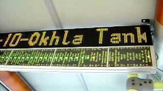LED Display inside buses of Delhi Transport Corporation.AVI