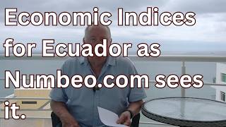 Economic Indices For Ecuador as Numbeo Sees It @DonShader