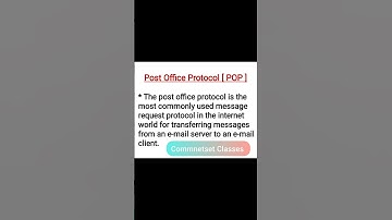 Post Office Protocol || POP || UGC NET Paper 1 ICT #shorts