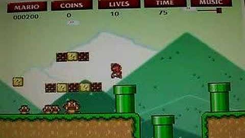 Super Flash Mario Bros - Level 1