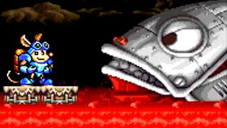 Rocket Knight Adventures (Genesis) All Bosses (No Damage) screenshot 5