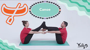 Canoe (Boat Pose, Partner Pose) | Kids Yoga, Music and Mindfulness with Yo Re Mi