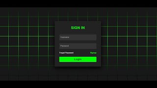 HACKER  Login Page Using HTML and CSS screenshot 2