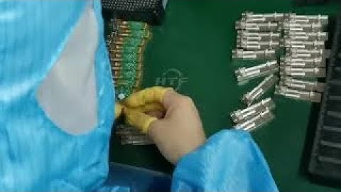 Optical Transceivers Production Process  HTF SFP+ XFP QSFP28