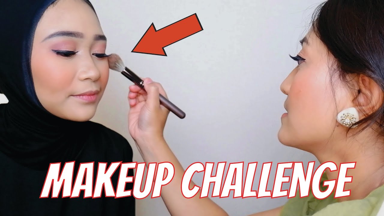 NYOBA MAKEUPIN TEMEN YANG JARANG MAKEUP | HASILNYA ???