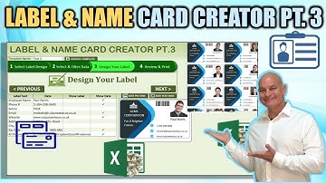 Leer hoe u een label en ID-kaart kunt maken en opslaan in een sjabloon [Label Creator Part 3]