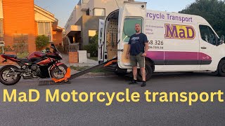 MaD motorcycle Transport, Parts and  Details