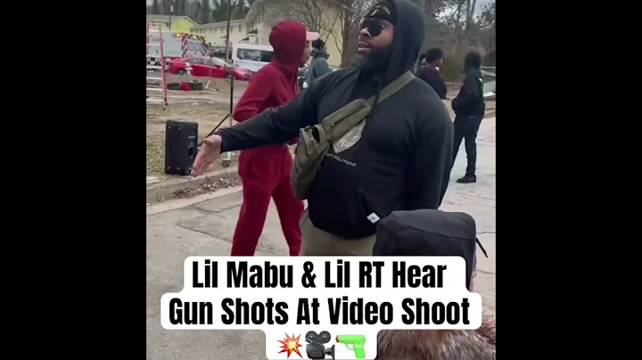 Lil Mabu & Lil RT Hear Gun Shots At Video Shoot💥🎥🔫 #lilmabu #lilrt #leftygunplay #cripmac #shorts