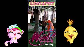 Winx Club: 4 Season Love & Pets Cosplay | Backstage