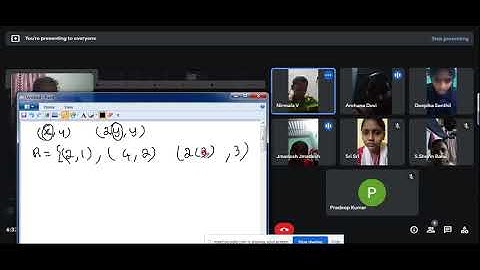 10th Maths |  GOOGLE MEET CLASS 14 \  Relations and Functions \Exercise 1.2 | Sum 3&4