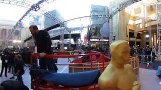 360 video - Setting Up The Red Carpet For The Oscars
