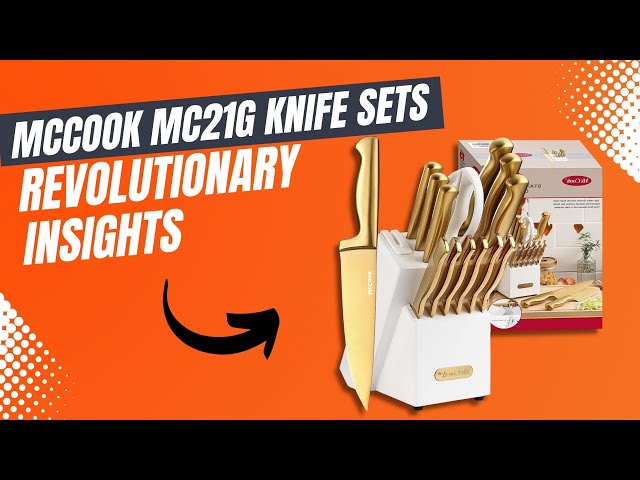 $50 McCook Stainless Steel Knife Set - Unboxing & First Review! 