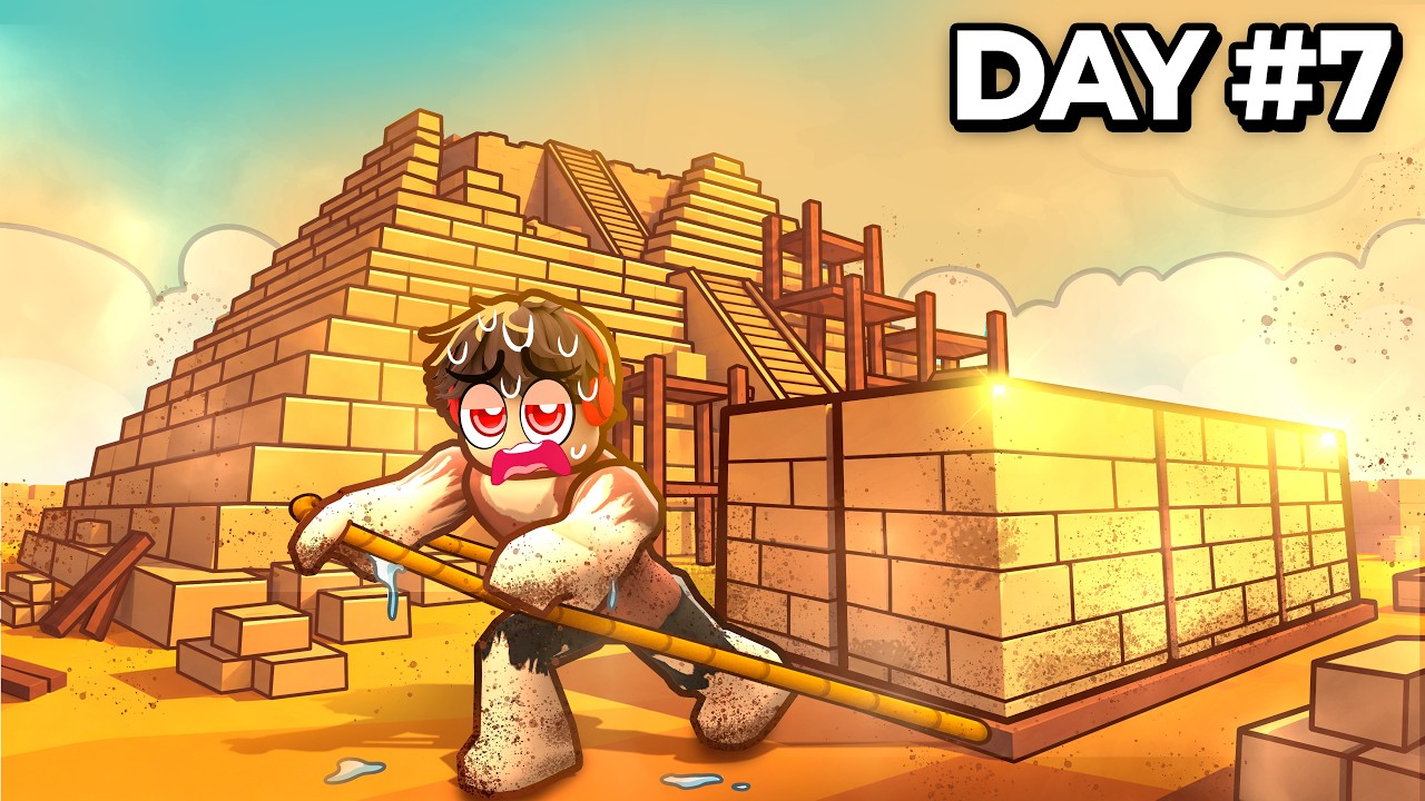 I Built The PYRAMIDS in Roblox!