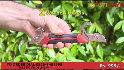 how to use Snap n Grip Universal Wrench