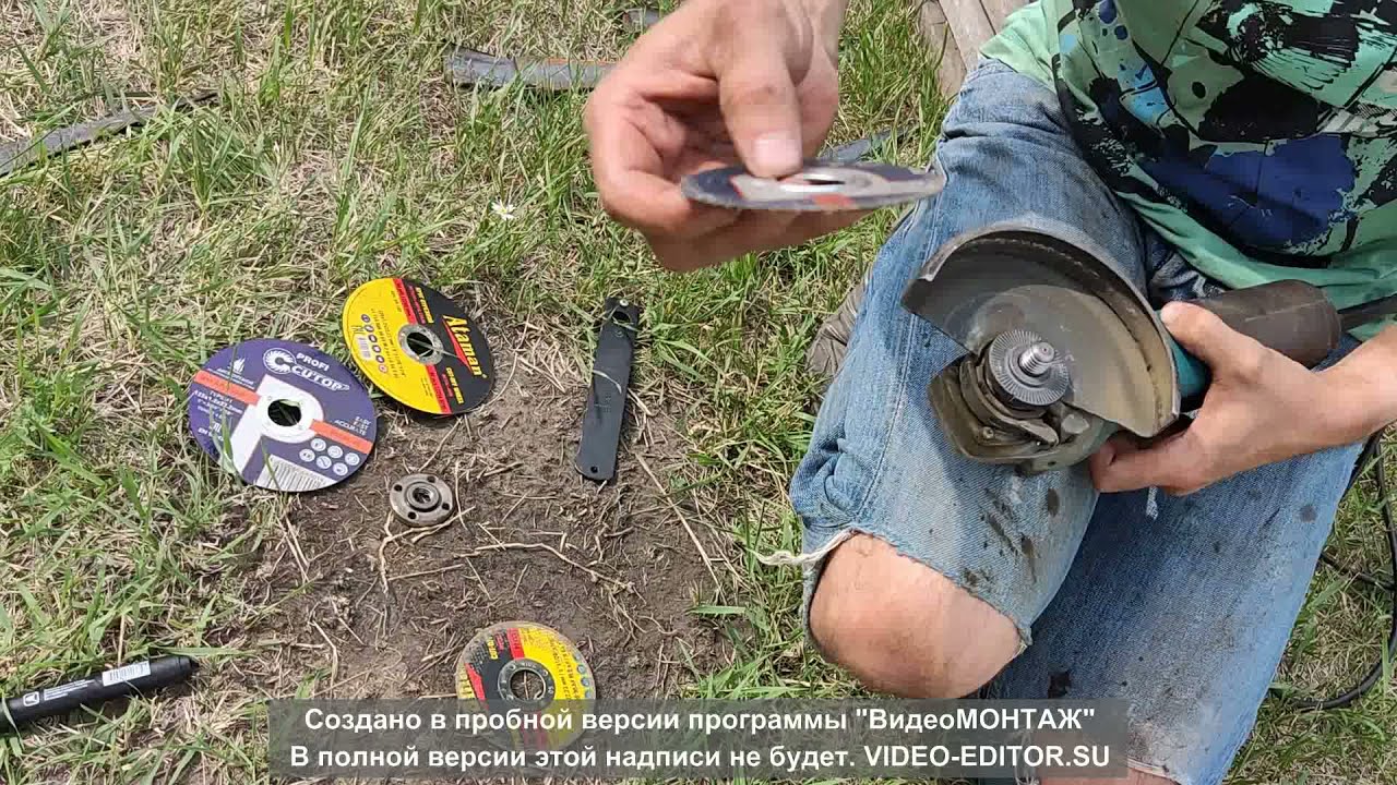 Сравнение отрезных кругов по металлу Атаман & Катоп - YouTube