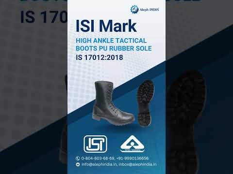 ISI Mark for Footwear Products | Aleph INDIA.