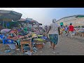 HECTIC STREEET MARKET IN GHANA, AFRICA