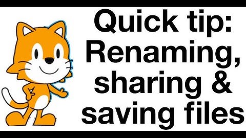 ScratchJr Quick tip: How to rename, save, share via email & airdrop a ScratchJr file in under 1min