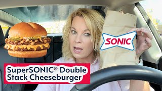 Sonic SuperSonic Double Stack Cheeseburger Review