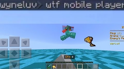 Destroying PC Players with mobile ( MCPE PvP Combotage hackusated on Zerix Server