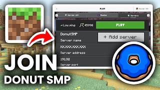 How To Join Donut SMP In Minecraft Bedrock - Full GUide
