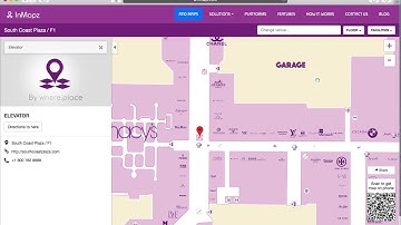 How to use InMapz web maps to find stores and directions inside airports and malls
