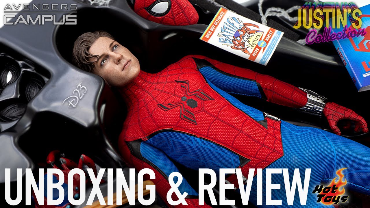 Hot Toys Spider-Man Avengers Campus D23 Exclusive Unboxing & Review -  YouTube