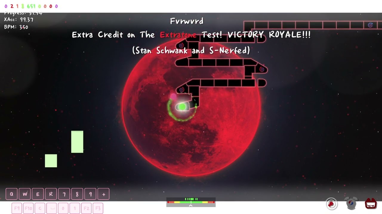 [ADOFAI 19+] extra credit on the extratone test nerfed first ever clear