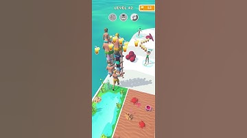 Beach Party Run Gameplay level 42 TalhaPro Best Hyper Casual Offline Mobile Games Free Games #shorts