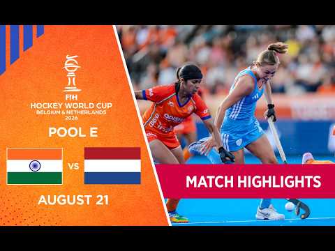 India Vs Netherlands I FIH Hockey World Cup Belgium & Netherlands 2026IMatch Highlights I 21.08.2026