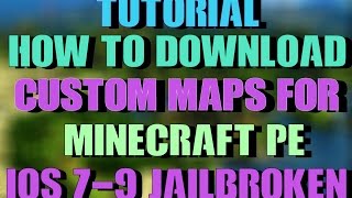 How to: Download Minecraft Pocket Edition Maps iOS 7-9 JAILBROKEN Tutorial screenshot 4