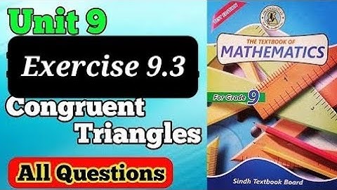 Class 9 | Unit 9 | Ex 9.3