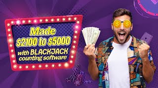 How To Beat Blackjack,And Win Big At Online Casino, Blackjack counting software LIVE betting session