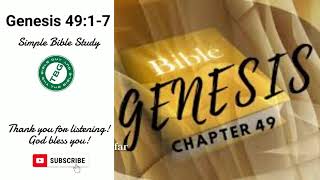Genesis 49:1-7: Jacob's propehecy | Simple Bible Study