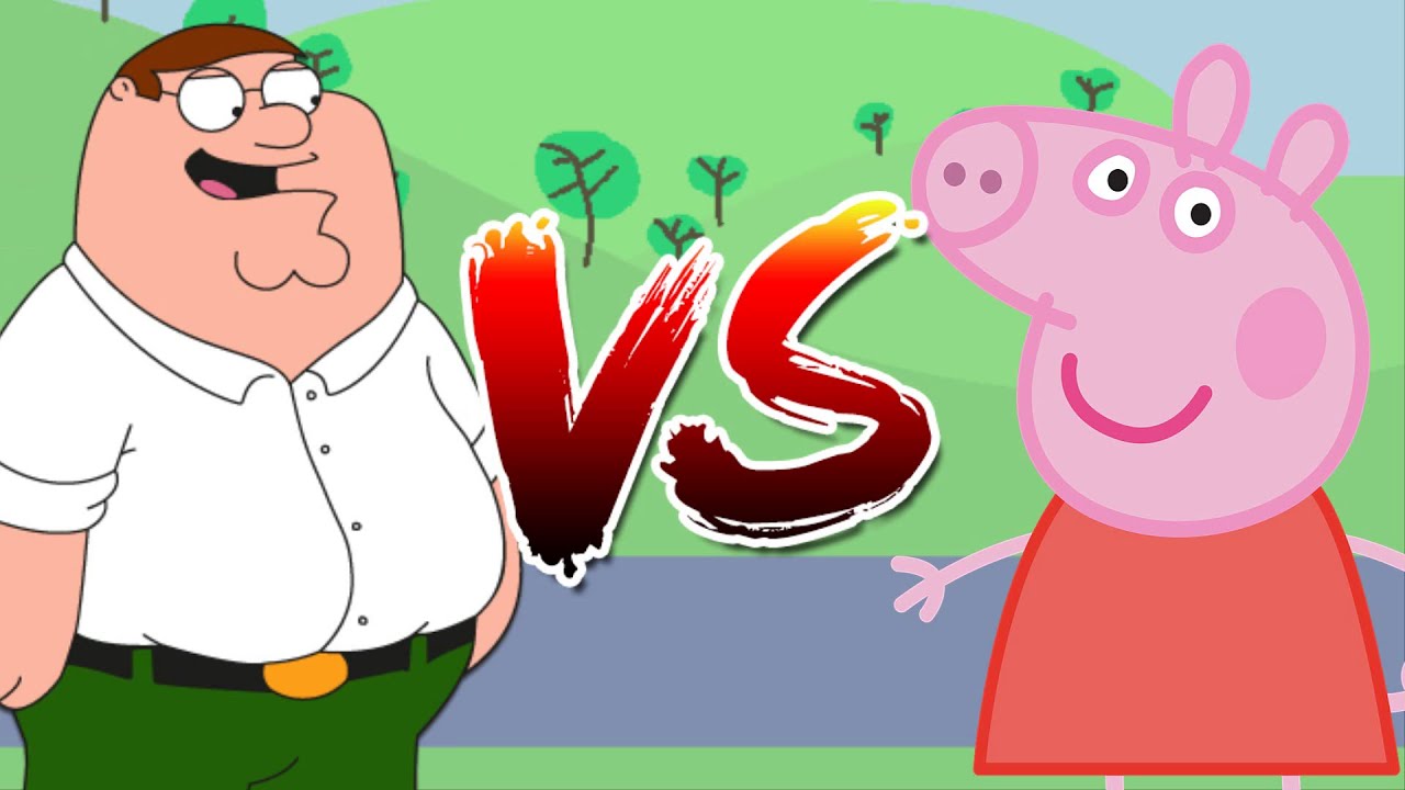 M.U.G.E.N. REQUEST | Peter Griffin vs Peppa Pig | Family Guy vs Peppa Pig
