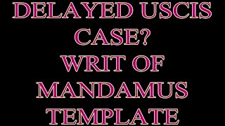 Case Taking Longer Than Expected Pending Under Review Sue USCIS Background Checks Mandamus Lawsuit