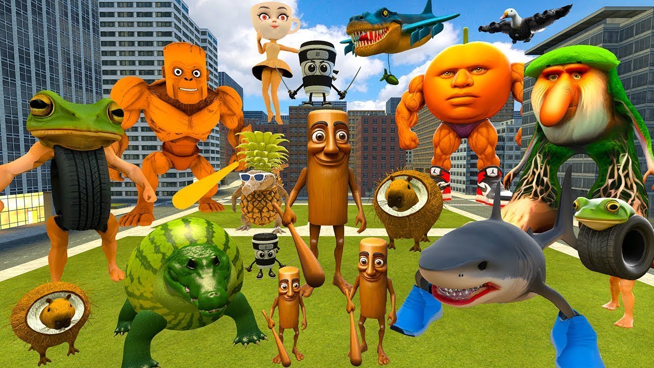 SIZE AND STRENGTH COMPARISON OF ALL THE NEWEST ITALIAN AI BRAINROT MEMES! - Garry's Mod