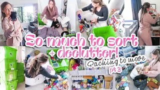 ULTIMATE ORGANIZE AND DECLUTTER OVER 3 DAYS | PACKING TO MOVE! SPEED CLEANING MOTIVATION