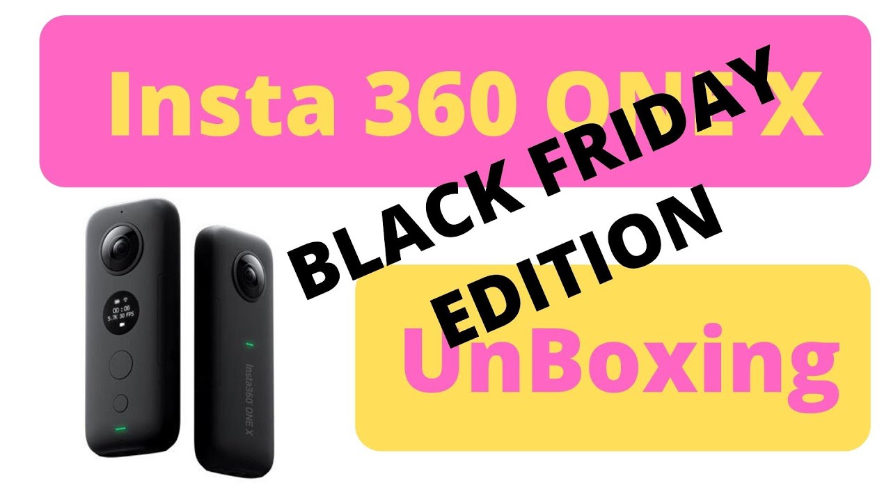 INSTA 360 ONE X Unboxing (Black Friday Edition) YouTube