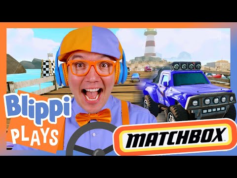 Let's Play Racing Games with Blippi! 🚗🏁🚙 Blippi Plays Video Games for Kids