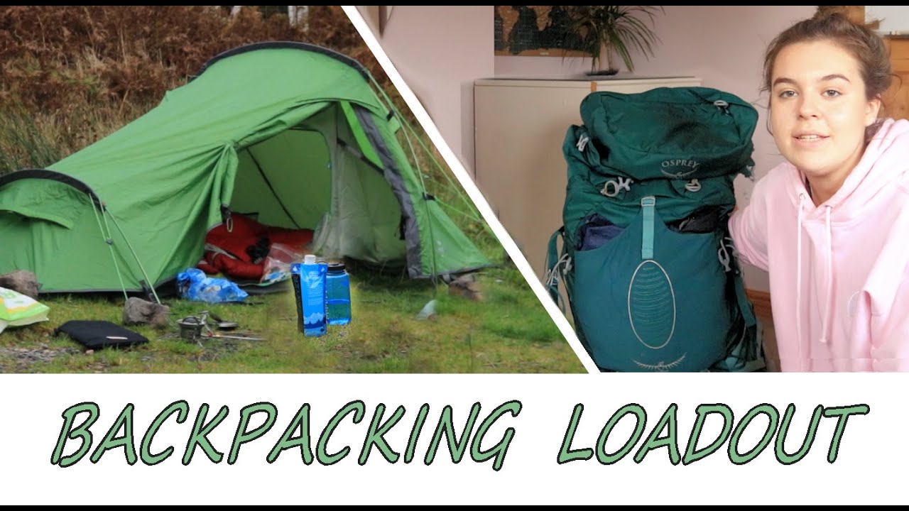 Backpacking Gear Loadout Hiking Scotland YouTube