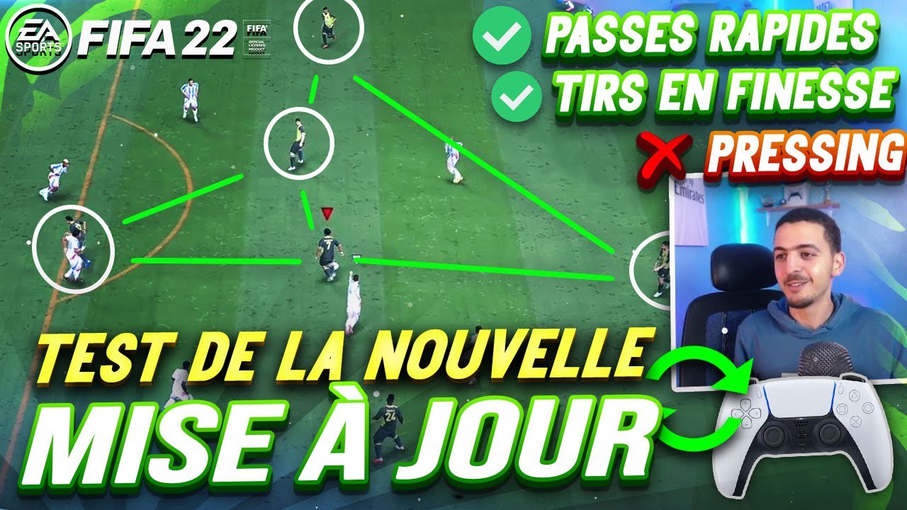 Je TESTE La Nouvelle MAJ Des PASSES Et TIRS En Finesse FIFA 22 