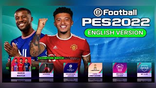 PES 2022 PPSSPP android offline version English 1GB camera ps5