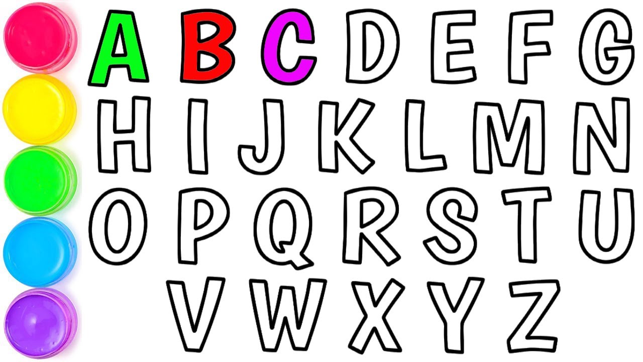ABCDEFGHIJKLMNOPQRSTUVWXYZ, Phonics Song, Easy Drawing, Painting