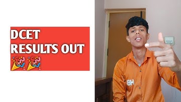 DCET RESULTS OUT 🎉🎉