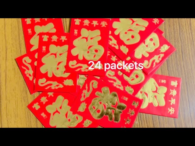 Ozmmyan 2023 Chinese New Year Traditional Gifts Fold Red Envelope